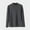 Gray, variant on Ayolanni Long Sleeve Women Tops Summer Black Cotton Solid Crew Neck Pullover Thermal Tops Shirts for Women L