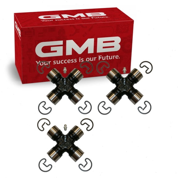 3 pc GMB Rear Shaft All Universal Joints compatible with Ford Expedition 2007-2014