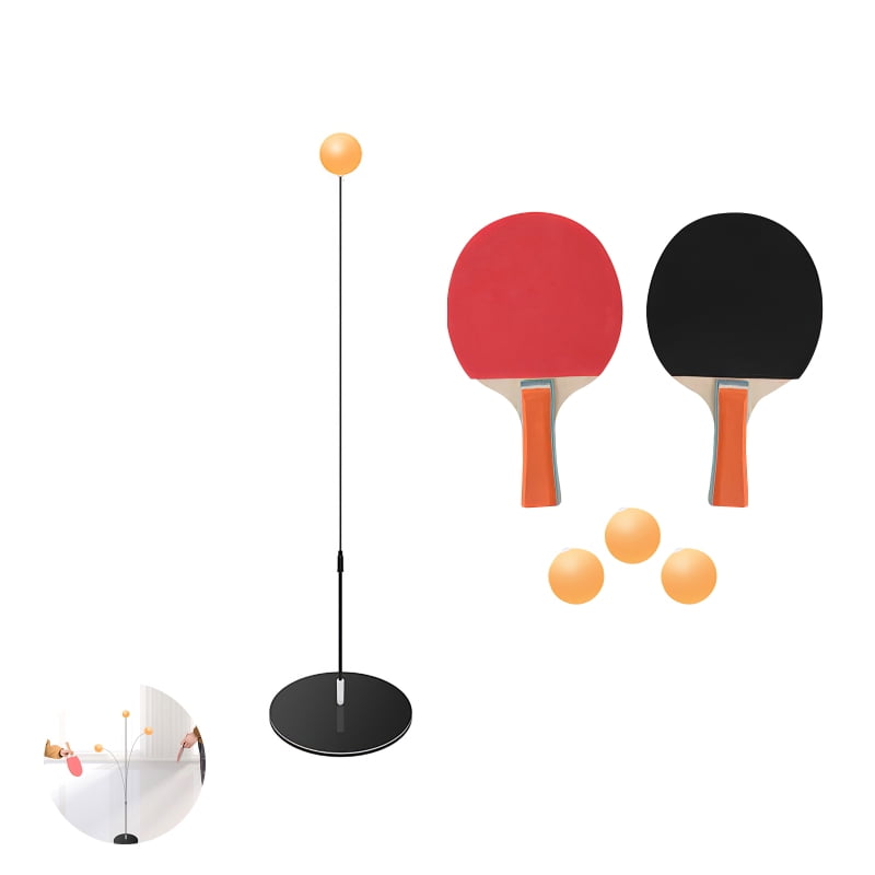 Table Tennis Training Aid Robot Ping Pong Ball Machine Trainer for Stroking 