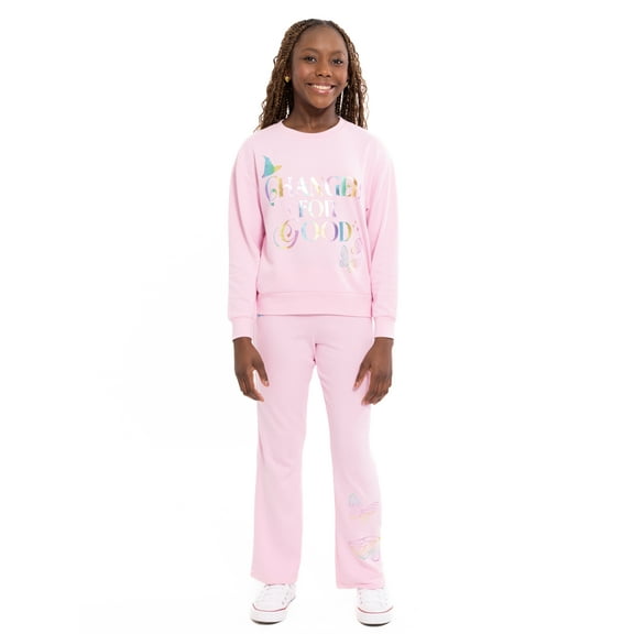 Wicked: For Good Girls Graphic Flare Sweatpants, Sizes 4-16