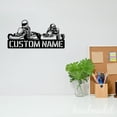 thumbnail image 5 of Handmadetneonsign Custom Father Son Go Kart Metal Wall LED Light, Dirt Bike Name Sign Home Decor, 5 of 5