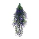 thumbnail image 2 of Cesta colgante de pared con rosas artificiales de imitación | Varilla resistente de 75 cm | Enredaderas envueltas en plástico | Decoración para techo de sala de estar o patio | Fácil de instalar en, 2 of 5