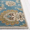 thumbnail image 3 of Safavieh Heritage Roderick Medallion Runner Rug, Blue/Yellow, 2'3" x 8', 3 of 10