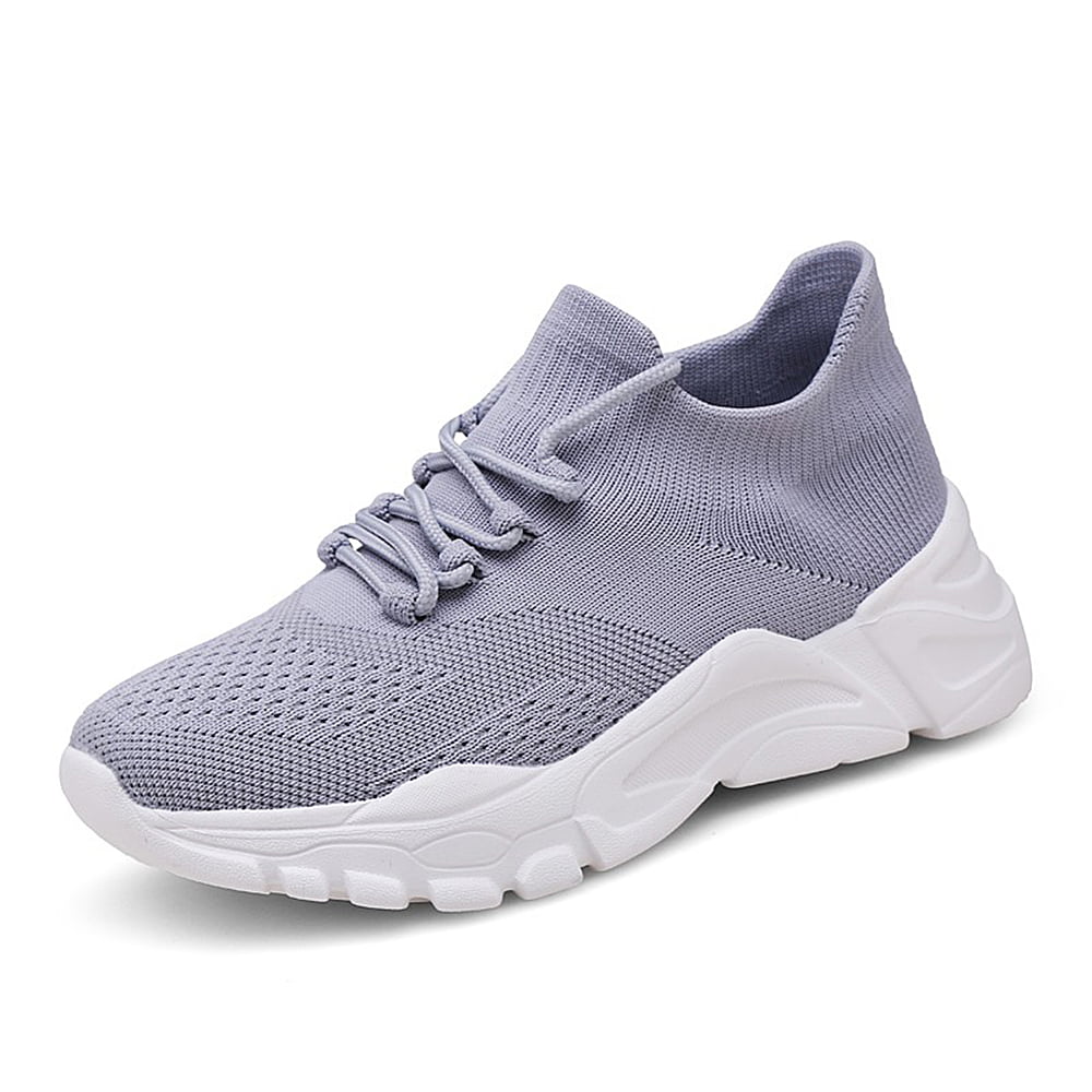ANOKA Womens Ladies Trainers Sale Outdoor Mesh Solid Color Sports Shoes Runing Breathable Shoes Sneakers