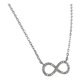 thumbnail image 3 of JOYARIS Collar Infinito Promesa Regalo Amor Plata Tailandesa Ley 925 DM-0000088, 3 of 4
