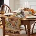 thumbnail image 3 of Fall Thanksgiving Cotton Linen Table Runner, Washable Table Runners for Kitchen, Dining Room, Holiday, Home Party Table Decor, 13x72 Inches, 3 of 9