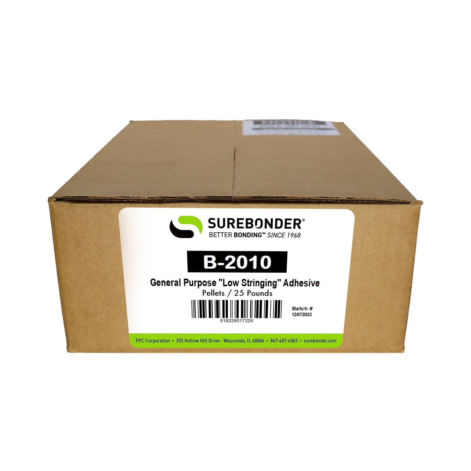 Surebonder B-2010 Less Stringing Skillet Glue Cube Pellets for Crafts and Floral Projects, 10 lb Box, Use in Surebonder Glue Skillets - Cream Color