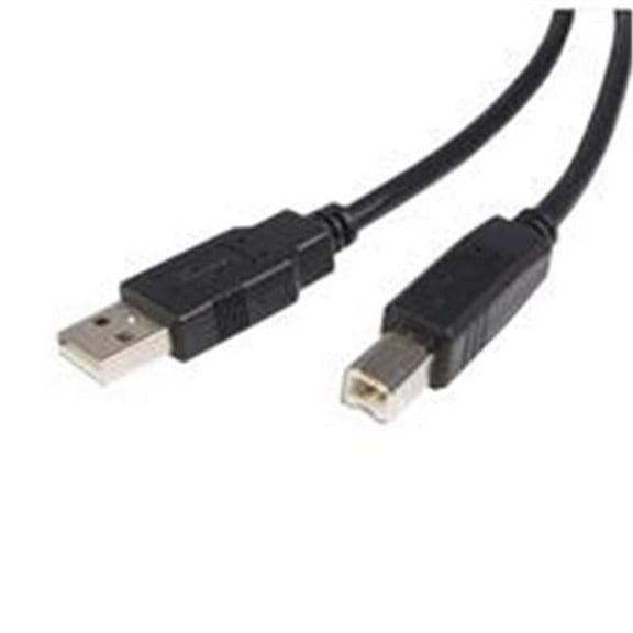 6 ft. USB 2.0 Certified A to B Cable - Male to Male - Black - 6 ft.