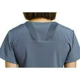 thumbnail image 2 of Fit by White Cross Women's V-Neck Mesh Contrast Solid Scrub Top, 2 of 4