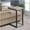 Cement, Black, variant on Beck Engineered Wood C-Shape Sofa Side Table Cement
