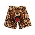 thumbnail image 6 of UVEASISHA Funny Printed Lounge Shorts for Men Loose Fit Above Knee Length Summer Vacation Shorts Quick Dry Sun Protection Swim Trunks with Pockets Coffee XXL, 6 of 9