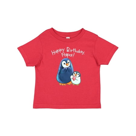

Inktastic Happy Birthday Papa!- Cute Penguins Gift Baby Boy or Baby Girl T-Shirt