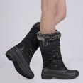 thumbnail image 4 of Dream Pairs Botas de nieve de media pantorrilla con forro de piel sintética cálida DP para mujer Winter Comfort DP-AVALANCHE Dream Pairs DP-AVALANCHE, 4 of 4