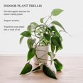 thumbnail image 4 of Metal Plant Trellis Set 4PCS Irregular-Shaped Climbing Support for Indoor Outdoor Potted Plants Garden Decor 34x10cm, 4 of 6