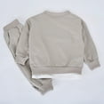 thumbnail image 5 of Kiijoy Toddler Girls Outfits Casual Comfy Sweatshirt Sweatpants Sweatsuit, Sizes 2-3, 5 of 8