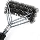 thumbnail image 1 of Barbecue Brush - BBQ Grill Cleaning - Barbecues Accessory - Electric, Gas, Charcoal - Stainless Steel, 1 of 4