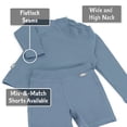 thumbnail image 6 of JAN & JUL Quick Dry Rash Guard for Boys, UPF 50 Beach Swim Shirt for Toddlers (Blue Grey, Size 3T), 6 of 8