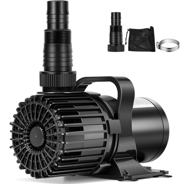 Bomba de Agua VIVOHOME 310W, 200 cm, 20000 l/h con Boquilla Ajustable