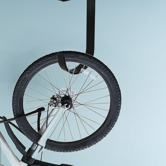 FRCOLOR  4 Pcs Bike Hook for Garage Wall Flat Hooks Ceiling Mount Rack Primary School Black