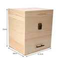thumbnail image 2 of Fyydes 59Slots Essential Storage Box Wooden Oil Case Organizer Container Aromatherapy , Wooden Essential Oil Box, Wooden Essential Oil Storage Box, 2 of 11