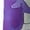 Purple-3, variant on Womens 3/4 Length Sleeve Tops Crew Neck Basic Tees Shirts Casual Loose Fit Blouses