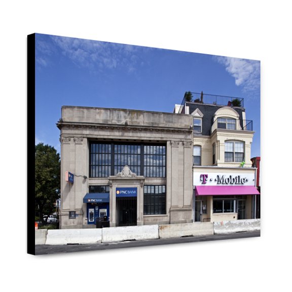 Canvas Print: Building, H St. Near Intersection With 8th St., Nebraska