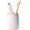 White, variant on Toothbrush Holder, Tooth Brush Holder for Bathroom - Ceramic Toothbrush Cup Toothbrush Holders Countertop, Makeup Brush Holder Pen Holder, 3.54" x 3.54" x 4.33", Green, General