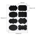 thumbnail image 2 of Uxcell Chalkboard Labels Blackboard Stickers 50x35mm Reusable with Chalk Marker Count 96, 2 of 5