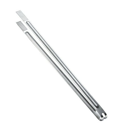 

Bluelans kitchen Portable Stainless Steel Kitchen Barbecue BBQ Meat Tongs Salad Steak Food Clip