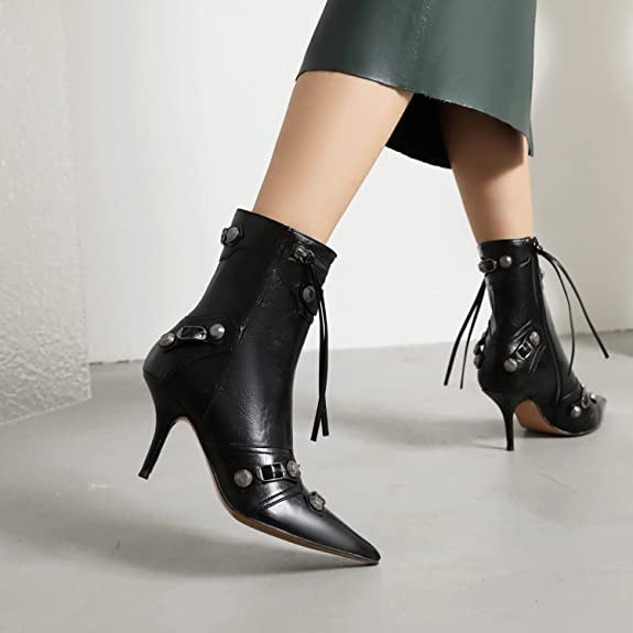 vuitton boots heels