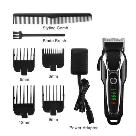 Electric Hair Clipper Shaver Beard Cutter Rehargeble Trimmer Led