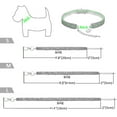 thumbnail image 4 of Piece of shiny rhinestone pet collar shiny pendant dog collar adjustable crystal, 4 of 5