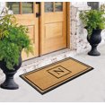 thumbnail image 5 of A1 Home Collections Hand-Crafted Rubber Coir Doormat Double/Single Door Mat for Outdoor 24x48 inch, 5 of 7