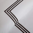 thumbnail image 4 of 400TC Cotton Triple Embroidery Sateen Solid Duvet Cover Set, 4 of 4