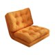 thumbnail image 5 of Sofá cama plegable con respaldo ajustable, fácil de limpiar, sillón interior, asiento de suelo para adultos y niños, sala de estar interior naranja, 5 of 8