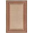 thumbnail image 1 of Trans-Ocean Importe CRE69842524 6 Pi 6 Po x 9 Pi 4 Po Liora Mannequin Carmel Multi Frontière Tapis Intérieur et Extérieur Wilton Tapis Tissé - Rouge, 1 of 1