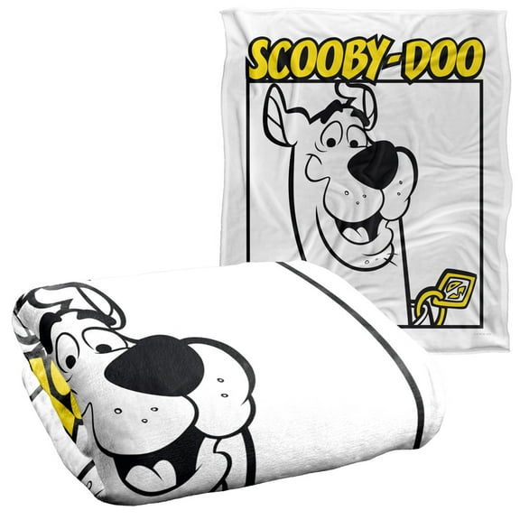 Scooby-Doo Scooby Square Officially Licensed Silky Touch Super Soft Throw Blanket 50' x 60'