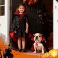 thumbnail image 3 of Dog Halloween Costumes Vampire Cloak, Wizard Outfit, Witch Cosplay Apparel Cape - Funny Party Dress Up Halloween Pet Costumes for Medium Dogs, 3 of 5