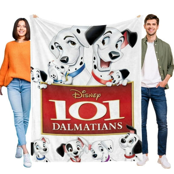 Throw Blanket for 101 Dalmatians Bed Couch Soft Warm Flannel Blanket for Kids Girls Boys Gifts Home Decor 30x40 Inch