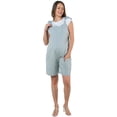 thumbnail image 1 of Overol Maternidad Corto Algodón Cómodo Overol Mujer Embarazo Casual Ajustable Color Gris, 1 of 4