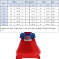 thumbnail image 7 of SUEE Superhero Costume Dress For Toddler Girls Sequins Cosplay Role Play Clothes Halloween Dress Up, 7 of 7