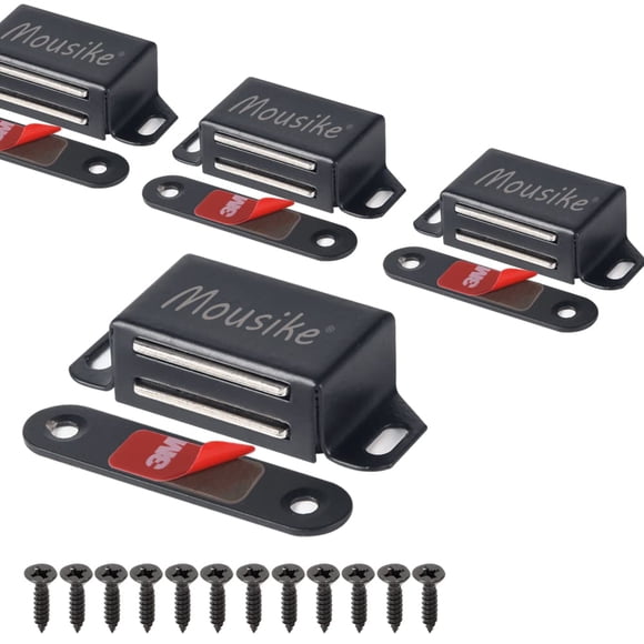 Imanes para gabinetes Mousike, 4 unidades, magnéticos fuertes de 30 lb