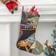 thumbnail image 2 of El Asombroso Mundo de Gumball Tema: Calcetines de Navidad, fino lino blanco para colgar en escaleras y chimenea, decoración navideña para el hogar, regalo de Navidad. 45cm × 32cm, 2 of 5