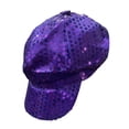 thumbnail image 2 of Glittery Sequin Peaked Cap Unisex Party Hat Sunscreen Long Brim for Adult And Children Stage Performance Cap Street Dance Headwear, 2 of 8