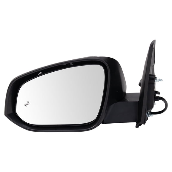 TRQ Driver Side Power Mirror Textured Black Paint to Match Fits 2023 Toyota 4Runner TO1320442 TO1320449