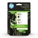 thumbnail image 1 of Cartucho de tinta HP 63 Tricolor/63XL negro (paquete de 2), 1 of 9