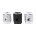 thumbnail image 4 of BIBABLYKE Potentiometer Knobs Caps Knurled Shaft Potentiometer Control Knob Diameter 14mmx16mm Aluminum Knob 2 Colors, 4 of 7