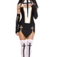thumbnail image 2 of Disfraz de monja Qarigey Halloween Negro para Mujer, 2 of 6