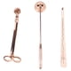 thumbnail image 2 of Tijeras para mechas de velas, juego de accesorios para velas de 3 piezas, cortadoras de mechas para velas, apagavelas, rendimiento inigualable, 2 of 14