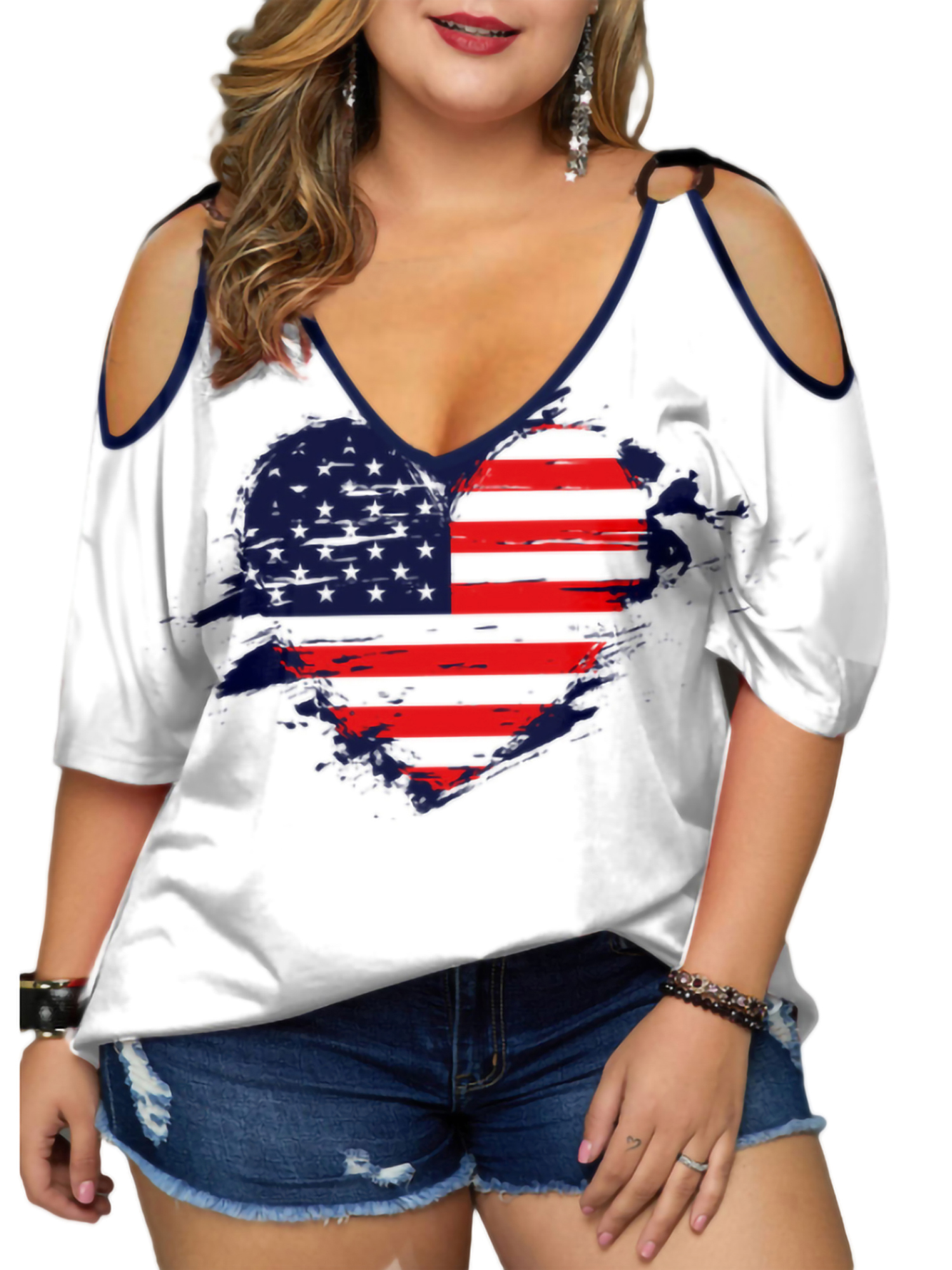 Sexy Dance Plus Size Women T-Shirts 